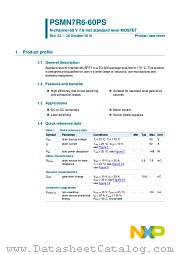 PSMN7R6-60PS datasheet pdf NXP Semiconductors