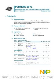 PSMN8R0-30YL datasheet pdf NXP Semiconductors