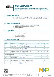 PSMN8R5-108ES datasheet pdf NXP Semiconductors