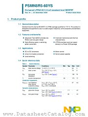 PSMN8R5-60YS datasheet pdf NXP Semiconductors