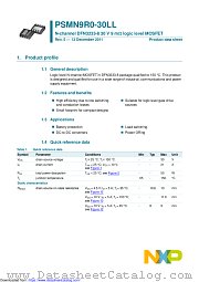 PSMN9R0-30LL datasheet pdf NXP Semiconductors
