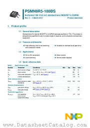 PSMN9R5-100BS datasheet pdf NXP Semiconductors