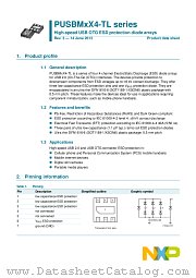 PUSBM30VX4-TL datasheet pdf NXP Semiconductors