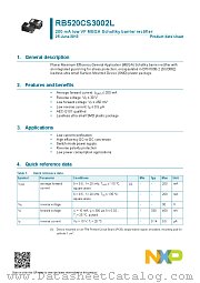 RB520CS3002L datasheet pdf NXP Semiconductors