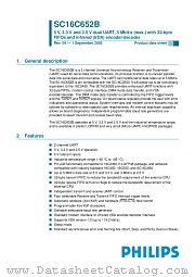 SC16C652BIB48 datasheet pdf NXP Semiconductors