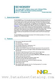 SC16C852SVIET datasheet pdf NXP Semiconductors