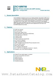 SC18IM700IPW datasheet pdf NXP Semiconductors