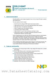 SSL2109AT datasheet pdf NXP Semiconductors