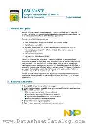 SSL5015TE datasheet pdf NXP Semiconductors