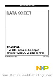TDA7056A datasheet pdf NXP Semiconductors