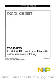 TDA8547TS datasheet pdf NXP Semiconductors