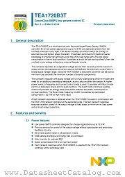 TEA1720B3T datasheet pdf NXP Semiconductors