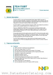 TEA1733BT datasheet pdf NXP Semiconductors