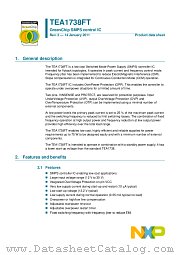 TEA1738FT datasheet pdf NXP Semiconductors