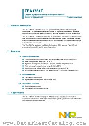 TEA1761T datasheet pdf NXP Semiconductors