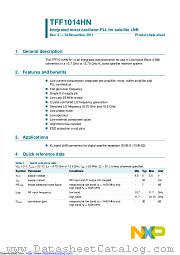 TFF1014HN datasheet pdf NXP Semiconductors