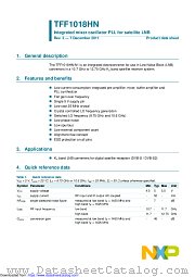 TFF1018HN datasheet pdf NXP Semiconductors