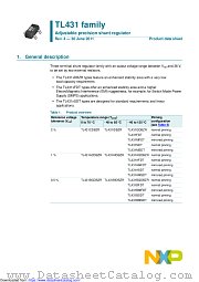 TL431CDBZR datasheet pdf NXP Semiconductors