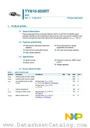 TYN16-800RT datasheet pdf NXP Semiconductors