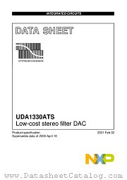 UDA1330ATS datasheet pdf NXP Semiconductors