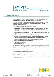 UJA1078ATW datasheet pdf NXP Semiconductors