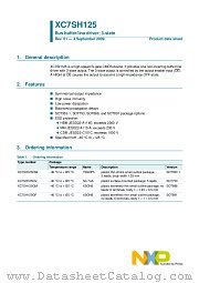 XC7SH125GM datasheet pdf NXP Semiconductors