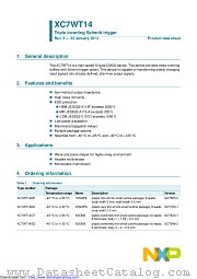 XC7WT14DP datasheet pdf NXP Semiconductors