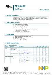 Z0103MA0 datasheet pdf NXP Semiconductors