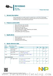 Z0103NA0 datasheet pdf NXP Semiconductors