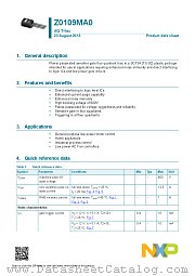 Z0109MA0 datasheet pdf NXP Semiconductors