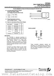 TISP3082L datasheet pdf Power Innovations