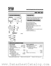 4N36 datasheet pdf QT Optoelectronics