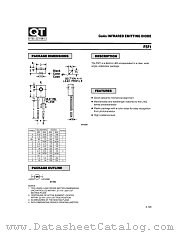 F5F1 datasheet pdf QT Optoelectronics