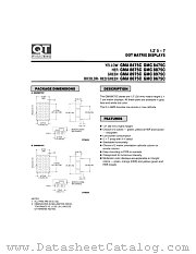 GMC8875C datasheet pdf QT Optoelectronics