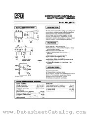 H11L1 datasheet pdf QT Optoelectronics