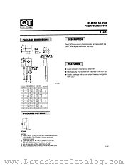 L14Q1 datasheet pdf QT Optoelectronics