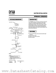 OPB866N51 datasheet pdf QT Optoelectronics