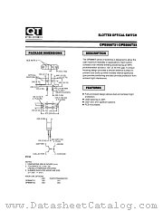 OPB866T55 datasheet pdf QT Optoelectronics