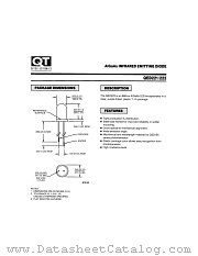 QED222 datasheet pdf QT Optoelectronics