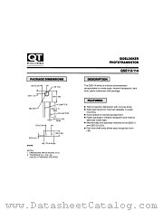 QSE114 datasheet pdf QT Optoelectronics