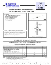 15KE220A datasheet pdf Rectron Semiconductor