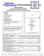 1F6G datasheet pdf Rectron Semiconductor