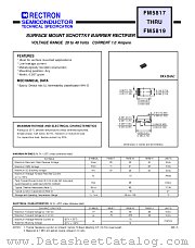 FM5819 datasheet pdf Rectron Semiconductor