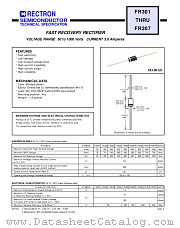 FR307P datasheet pdf Rectron Semiconductor