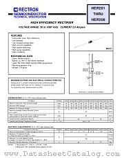 HER205P datasheet pdf Rectron Semiconductor