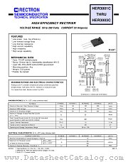 HER3001C datasheet pdf Rectron Semiconductor