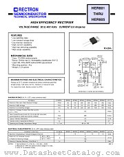 HER805P datasheet pdf Rectron Semiconductor