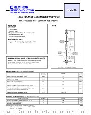 HVM20 datasheet pdf Rectron Semiconductor