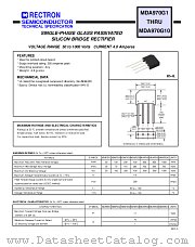 MDA970G8 datasheet pdf Rectron Semiconductor