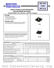 MP154 datasheet pdf Rectron Semiconductor